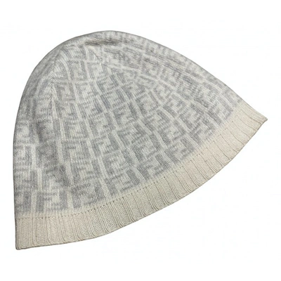 Pre-owned Fendi Beige Wool Hat