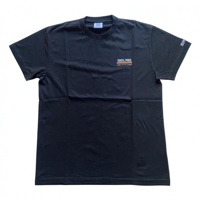 Pre-owned Vetements Black Cotton T-shirt