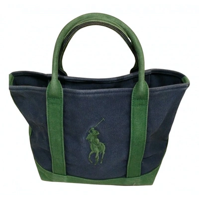 Pre-owned Ralph Lauren Handbag In Blue