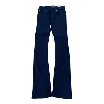 Pre-owned Ted Baker Blue Cotton Jeans