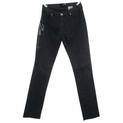 Pre-owned Moschino Love Slim Jeans In Purple