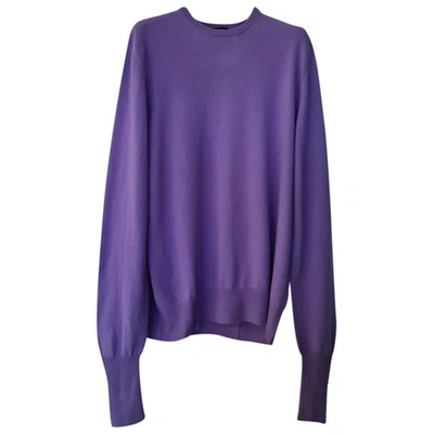 Pre-owned Ballantyne Purple Cashmere Knitwear & Sweatshirts