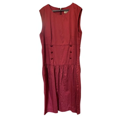 Pre-owned Saint Laurent Dress In Red