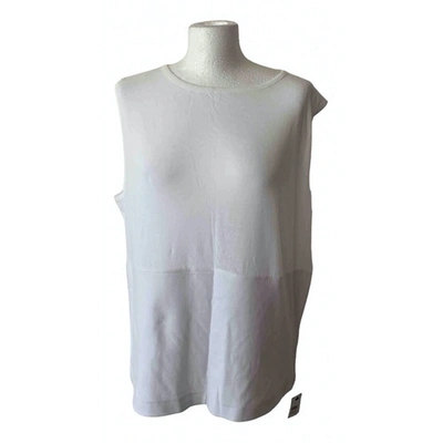 Pre-owned Alexander Wang T White Cotton Top