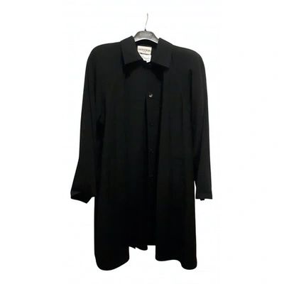 Pre-owned Agnona Wool Coat In Black