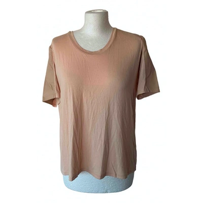 Pre-owned Mason Pink Synthetic Top