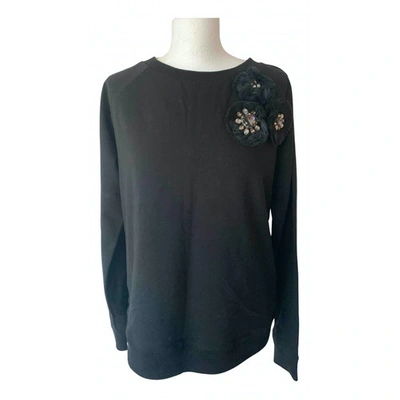 Pre-owned Needle & Thread Sweatshirt In Black