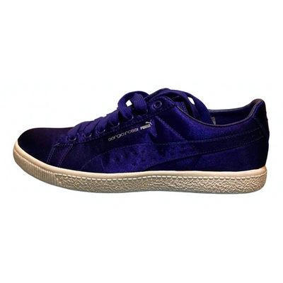 Pre-owned Puma Low Trainers In Purple
