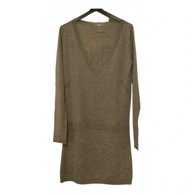 Pre-owned Zadig & Voltaire Wool Mid-length Dress In Grey