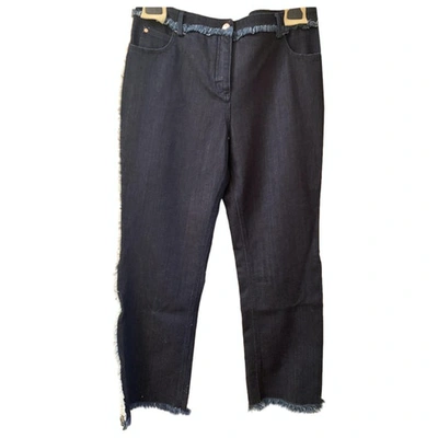 Pre-owned Osman London Blue Cotton - Elasthane Jeans