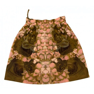 Pre-owned Mcq By Alexander Mcqueen Mini Skirt In Pink