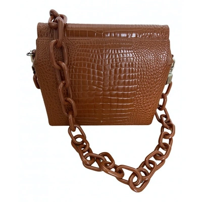 Pre-owned Gu_de Leather Crossbody Bag In Brown