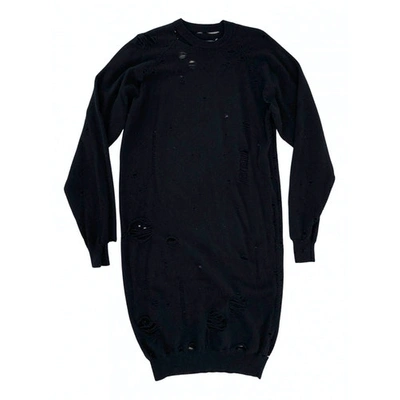 Pre-owned Maison Margiela Cashmere Maxi Dress In Black