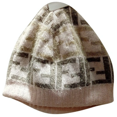 Pre-owned Fendi Pink Wool Hat
