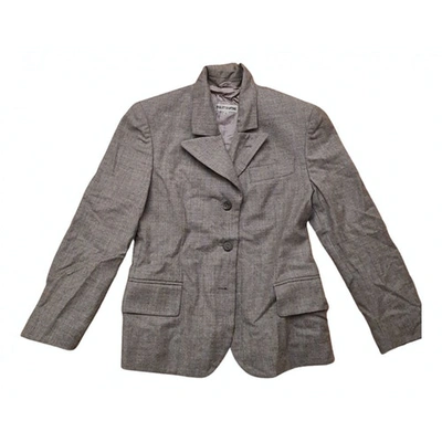 Pre-owned Ter Et Bantine Wool Short Vest In Grey