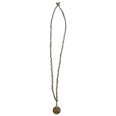 Pre-owned Fendi Gold Metal Necklace