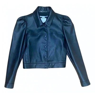 Pre-owned Stella Mccartney Vegan Leather Jacket In Black