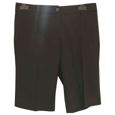 Pre-owned Blumarine Wool Short Pants In Black