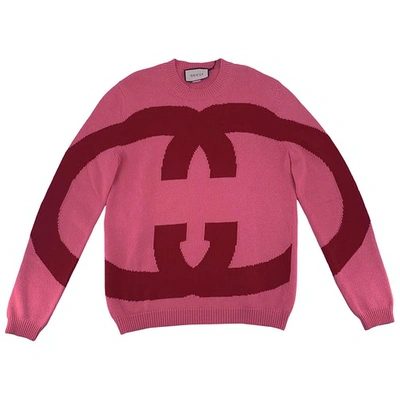 Pre-owned Gucci Wool Jumper In Pink
