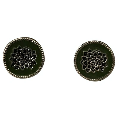 Pre-owned Kenzo Cufflinks In Silver