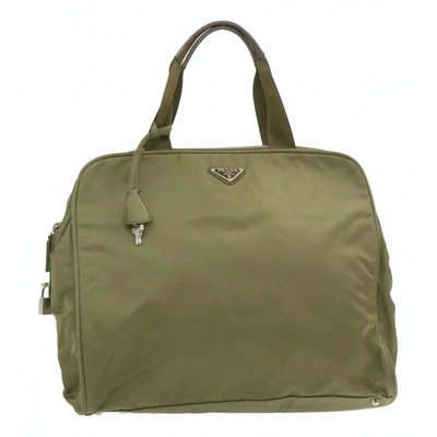 Pre-owned Prada Khaki Handbag