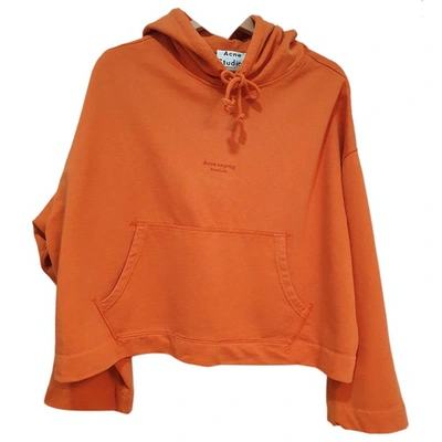 Pre-owned Acne Studios Orange Cotton Knitwear