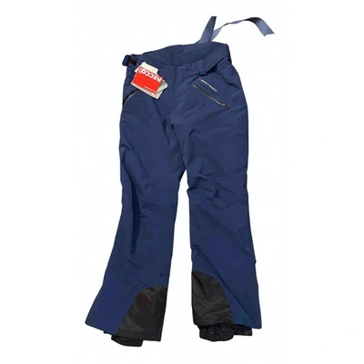 Pre-owned Perfect Moment Trousers In Navy