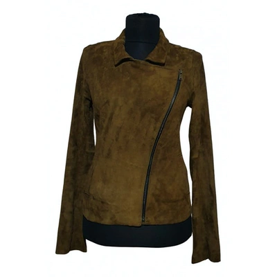 Pre-owned Utzon Leather Jacket In Brown