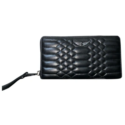 Pre-owned Zadig & Voltaire Black Leather Wallet