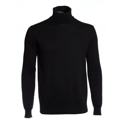 Pre-owned Emporio Armani Black Wool Knitwear & Sweatshirts