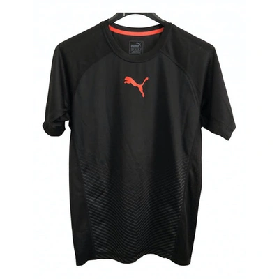 Pre-owned Puma Black Lycra T-shirt