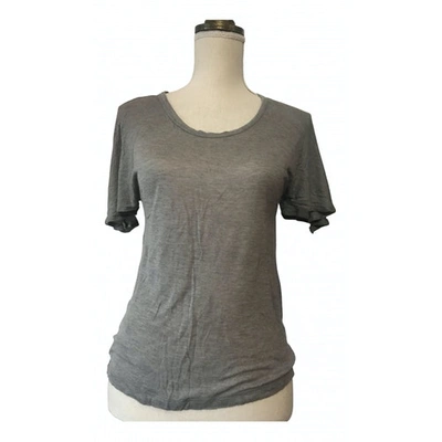 Pre-owned Kain Silk Jersey Top In Grey