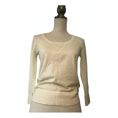 Pre-owned Atm Anthony Thomas Melillo Cashmere Sweatshirt In White