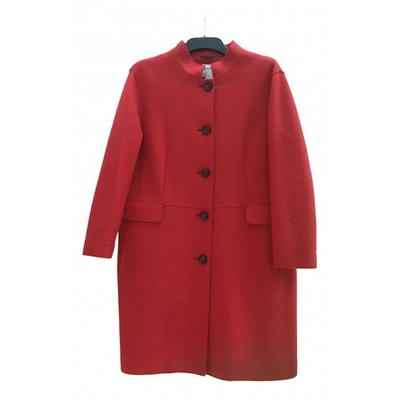 Pre-owned Cinzia Rocca Red Wool Coat