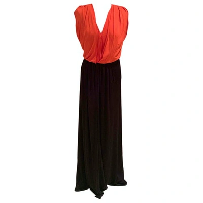 Pre-owned Vionnet Maxi Dress In Black
