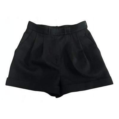 Pre-owned Martin Grant Black Wool Shorts