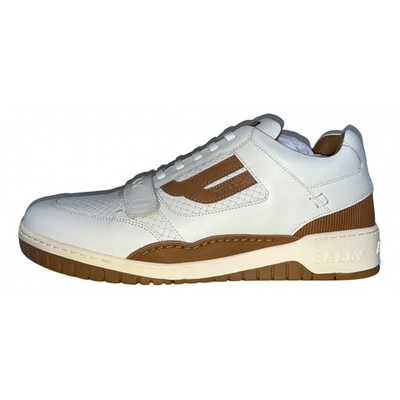 Pre-owned Bally White Leather Trainers