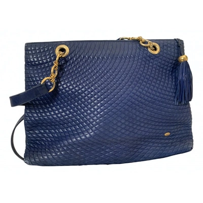 Pre-owned Bally Leather Bag In Blue