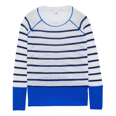 Pre-owned Iris & Ink Cashmere Jumper In Blue