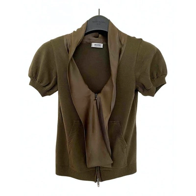 Pre-owned Moschino Cheap And Chic Cardi Coat In Green