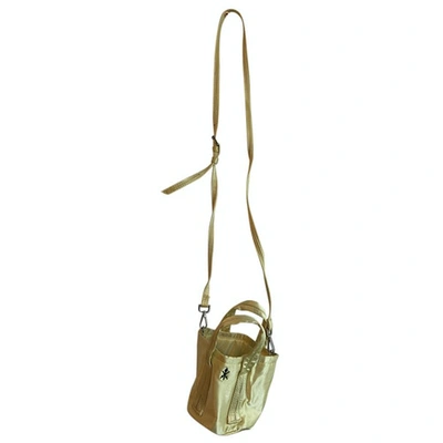 Pre-owned Opening Ceremony Silk Handbag In Yellow