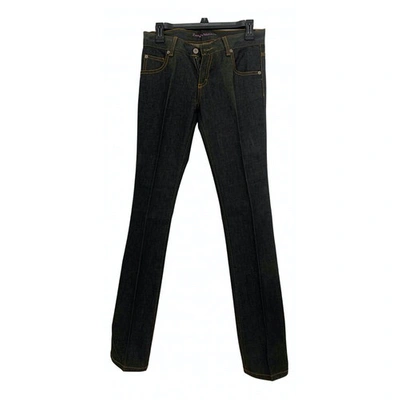 Pre-owned Zadig & Voltaire Straight Jeans In Blue