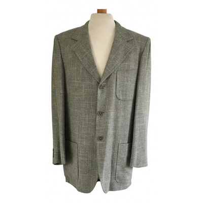Pre-owned Ermenegildo Zegna Silk Jacket In Grey