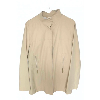 Pre-owned Marella Trench Coat In Beige