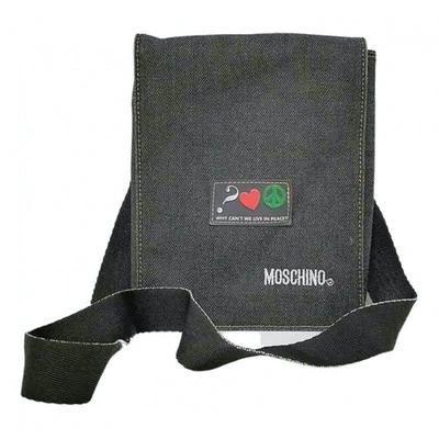 Pre-owned Moschino Bag In Grey