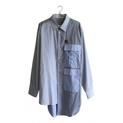 Pre-owned Loewe Blue Cotton Shirts