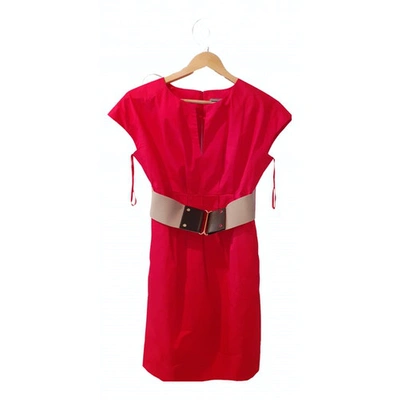 Pre-owned Ann Taylor Mid-length Dress In Red