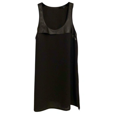 Pre-owned Victoria Beckham Leather Camisole In Black