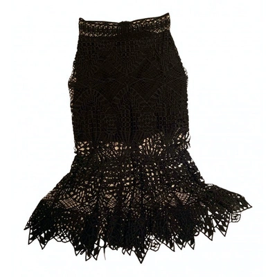 Pre-owned Jonathan Simkhai Mid-length Skirt In Black