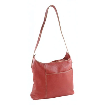 Pre-owned Loewe Leather Handbag In Pink